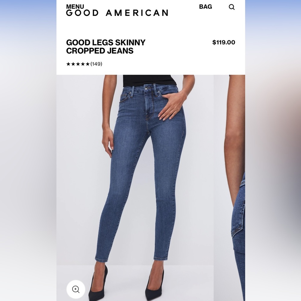 GOOD AMERICAN good legs skinny jean